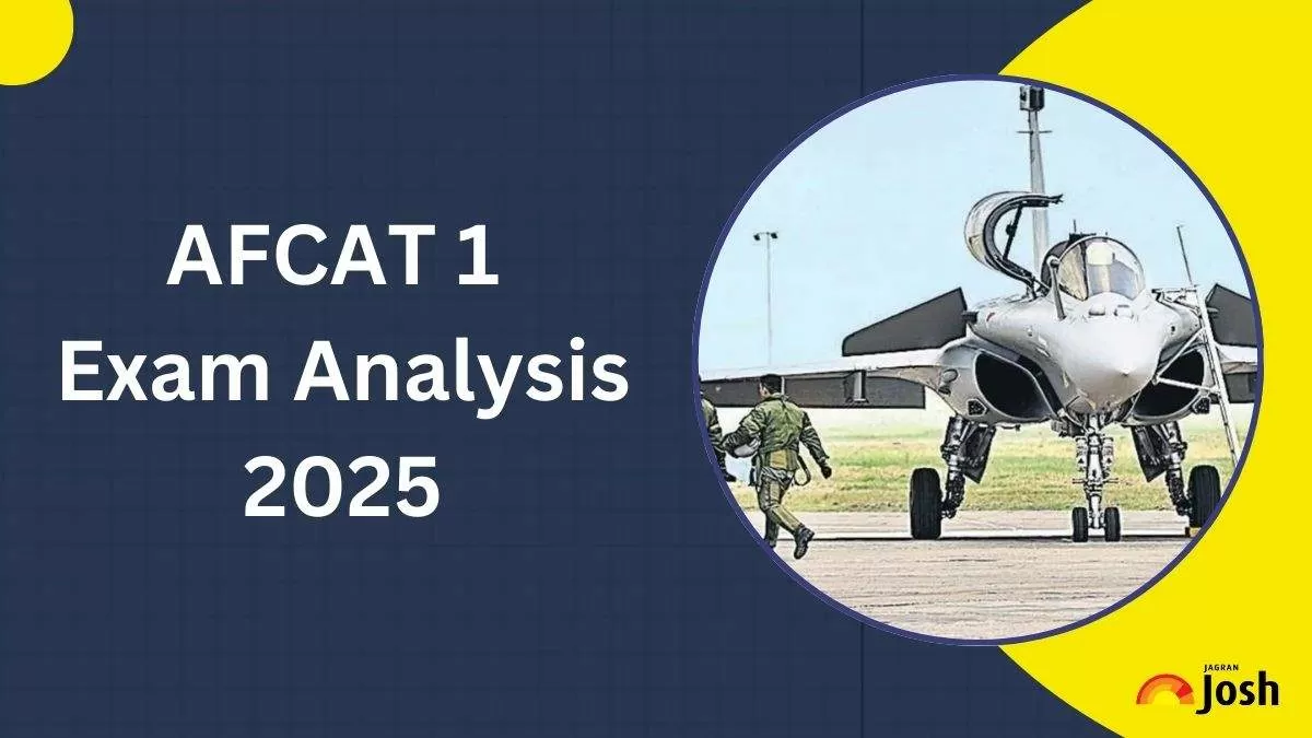 AFCAT 1 Exam Analysis 2025