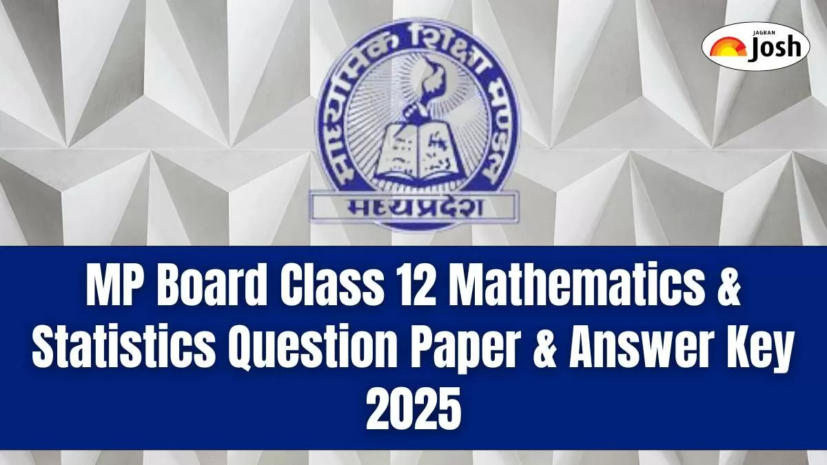 Maharashtra Board Class 12 Mathematics & Statistics Question Paper and Answer Key 2025 Available