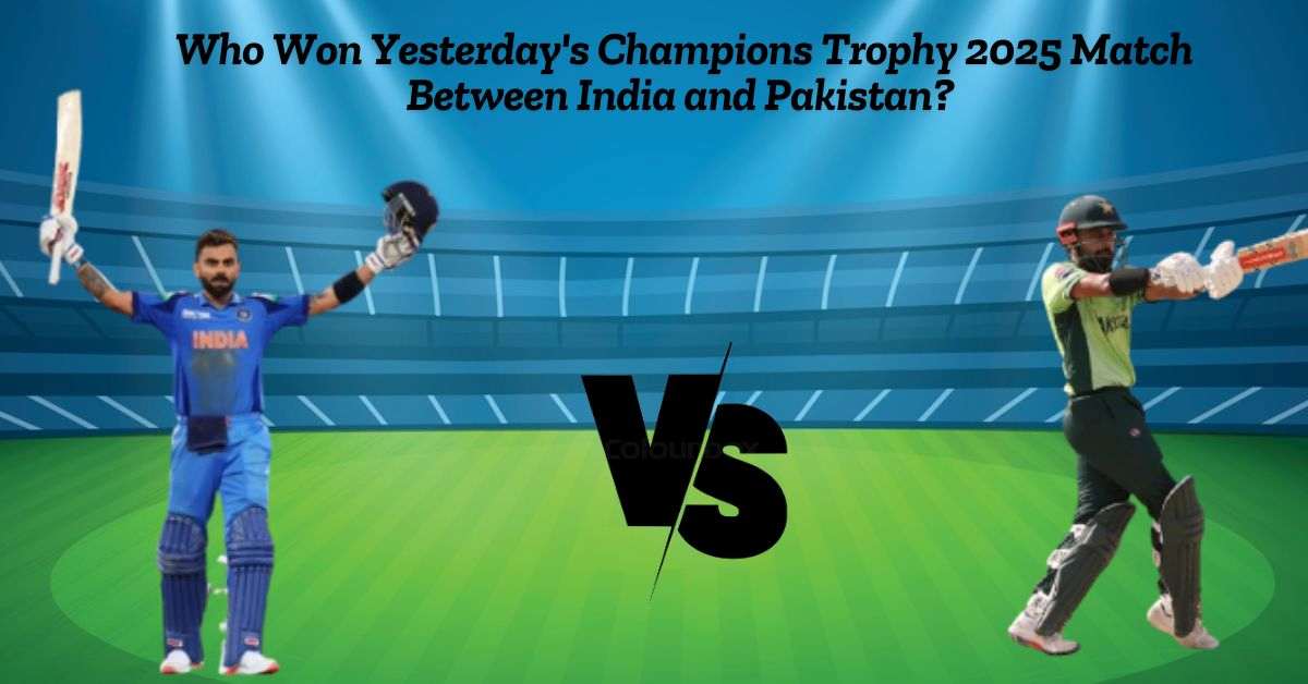 Champions Trophy 2025: Who Won Yesterday's Match? India vs Pakistan Match Details Here