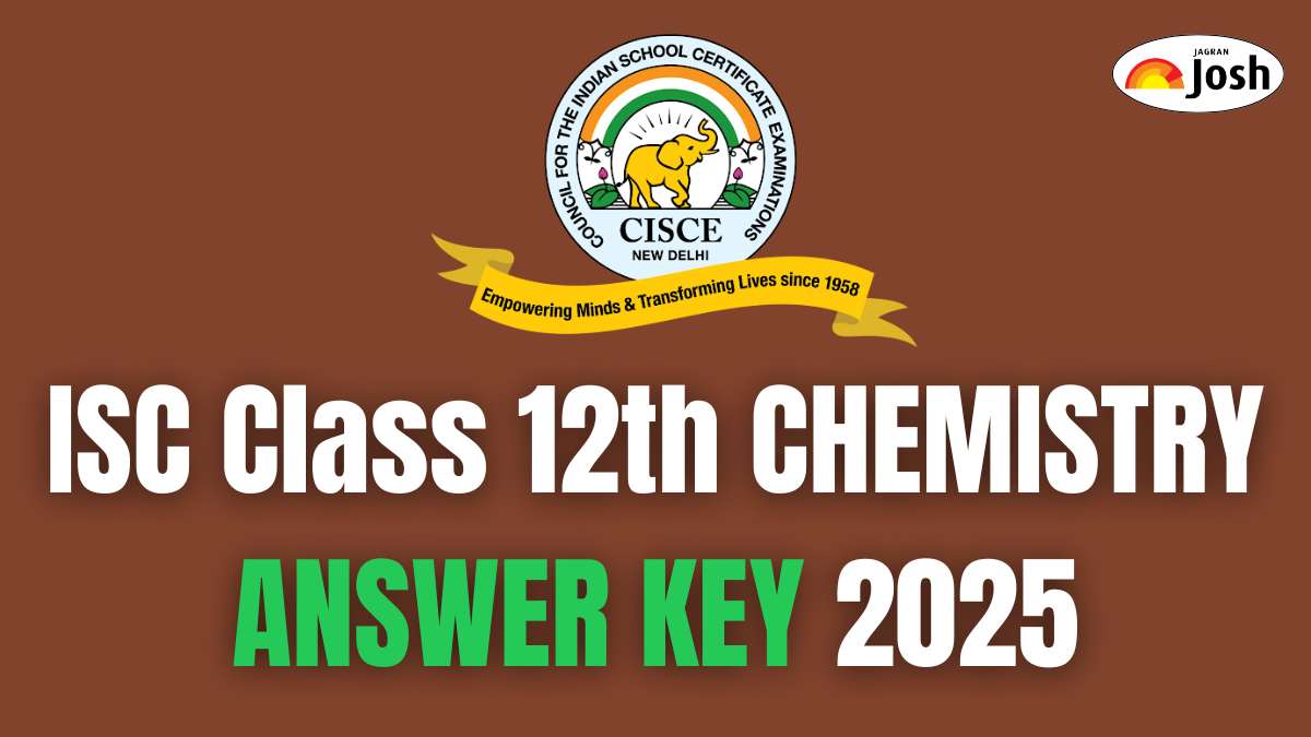 ISC Class 12th Chemistry Answer Key 2025, Download PDF