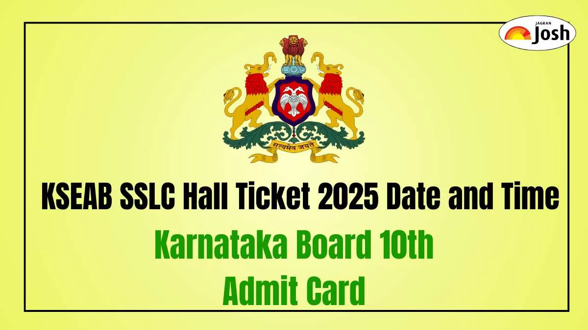 KSEAB SSLC Hall Ticket 2025 Date and Time: Karnataka Board 10th Admit Card 