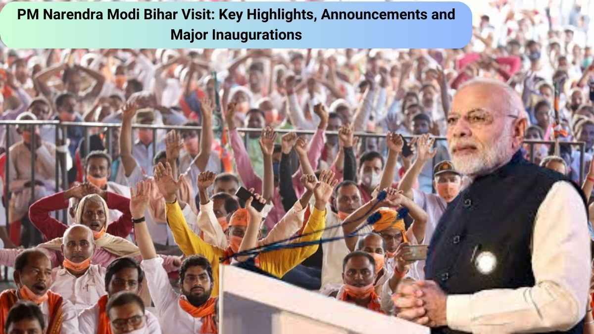 PM Narendra Modi Bihar Visit: Key Highlights, Announcements and Major Inaugurations