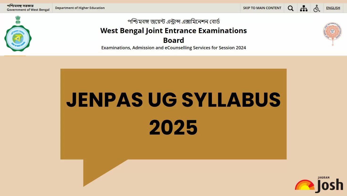 JENPAS UG Syllabus 2025: Check syllabus and exam paatern here