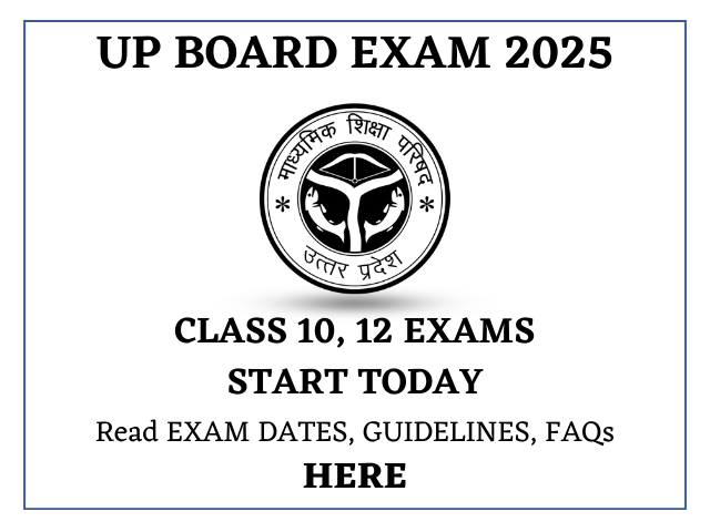 Uttar Pradesh Madhyamik Shiksha Parishad (UPMSP) will start with the board exams 2025 for classes 10 and 12, today, February 24, 2025. 
