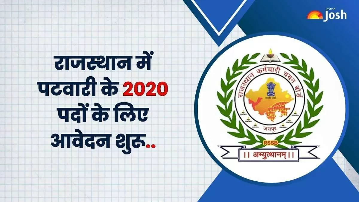 Rajasthan Patwari Vacancy 2025 Apply Online