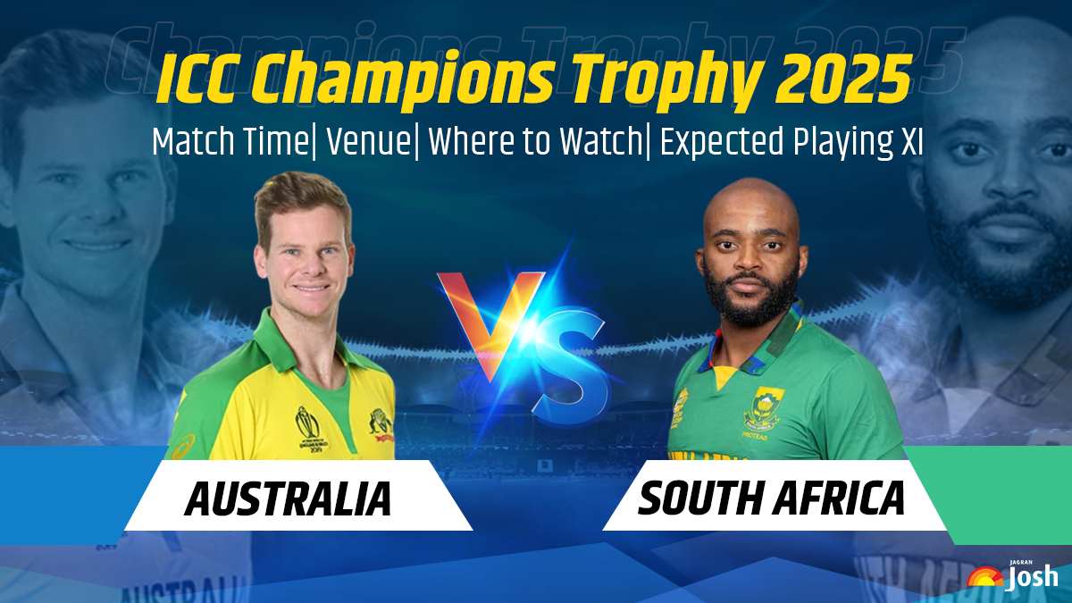 Australia vs South Africa Champions Trophy 2025: Match Time, Where to Watch Live Streaming and Playing XI