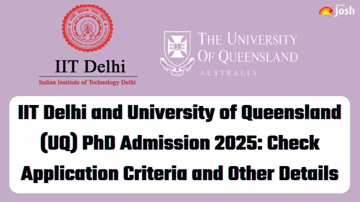 iit delhi and university of queensland phd admission 2025 