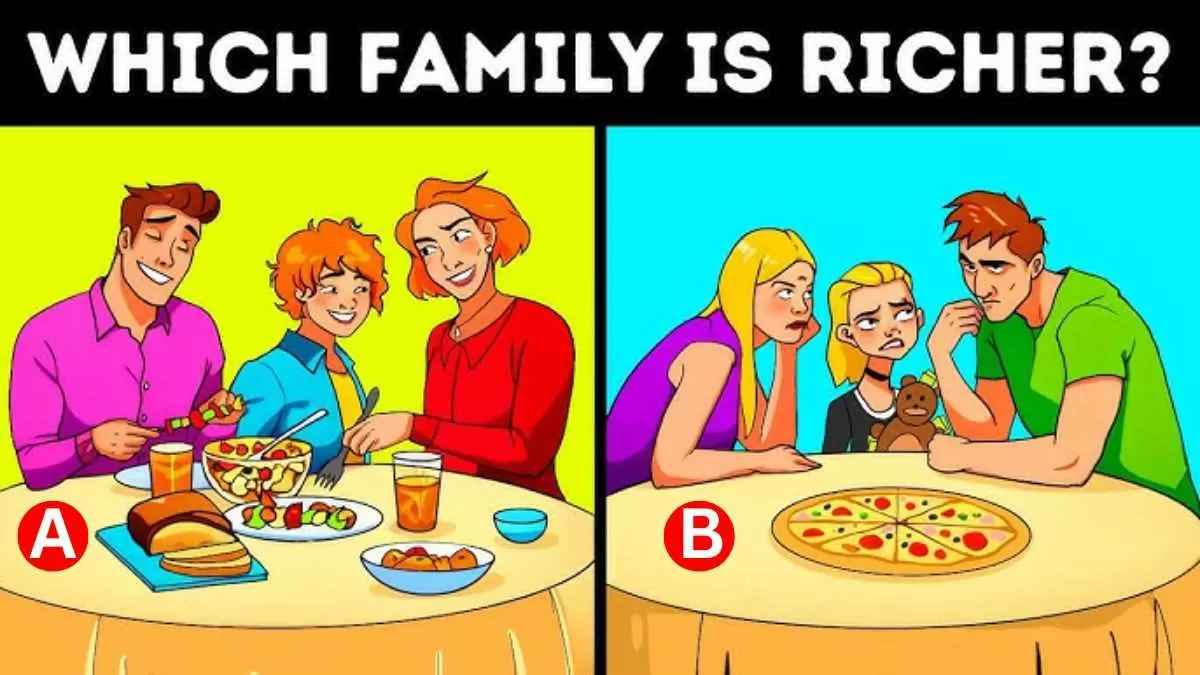 Spot Which Family Is Richer?