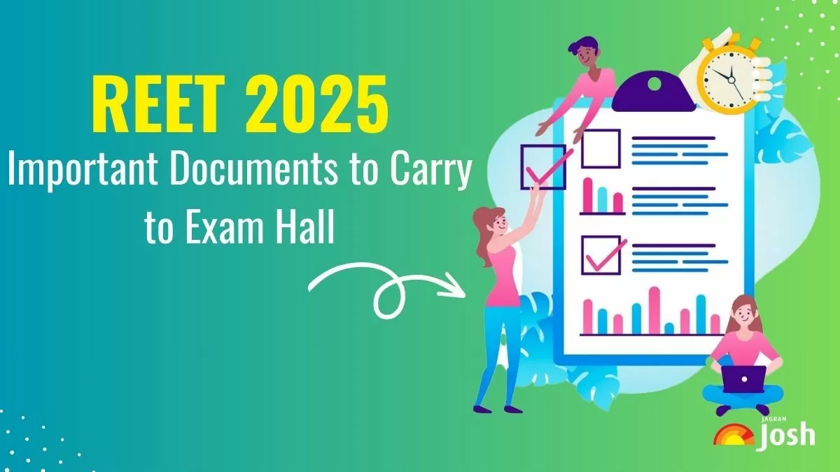 REET 2025 Important Documents to Carry to Exam Hall