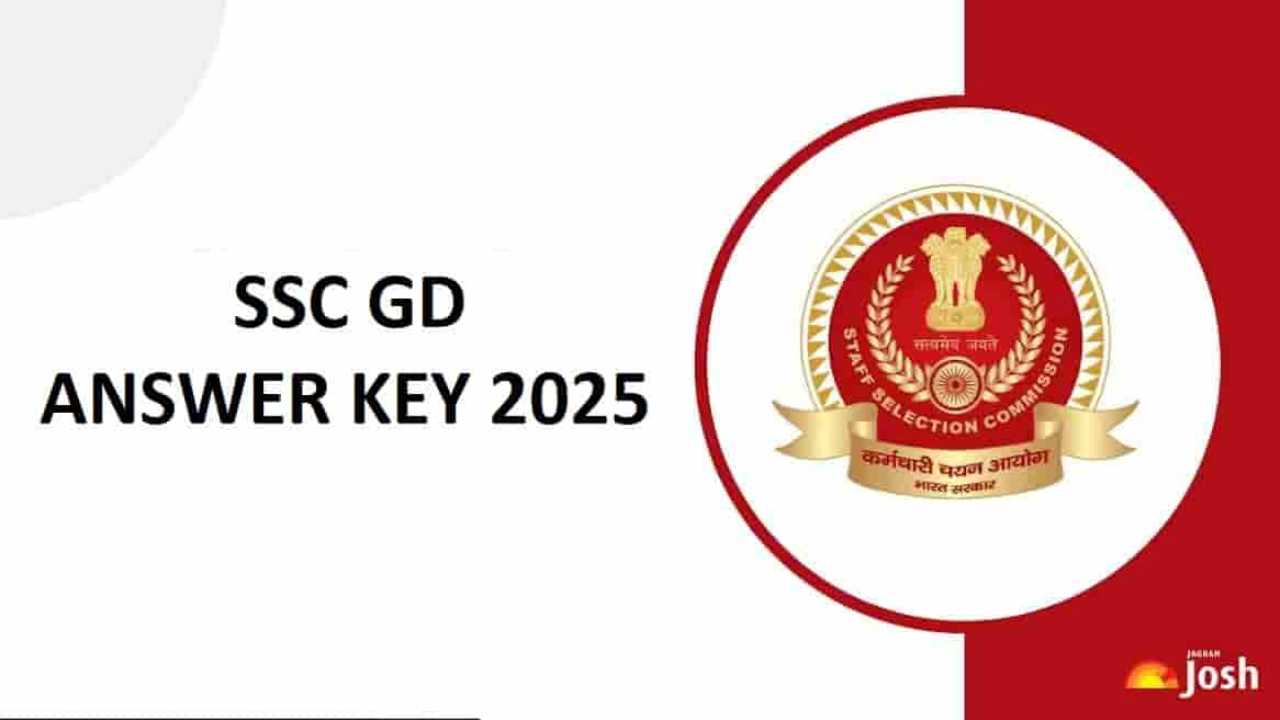 SSC GD Answer Key 2025 Released: Download Constable Response Sheet Download at ssc.gov.in