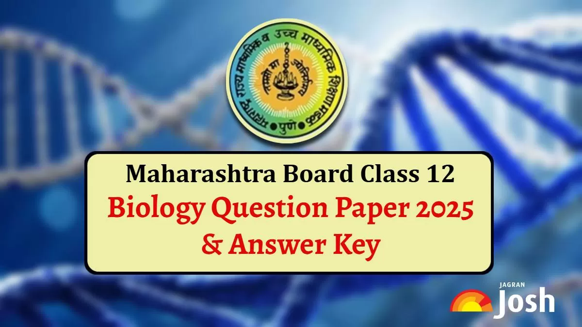 Download Maharashtra Board HSC Biology Question Paper 2025 with Answer Key