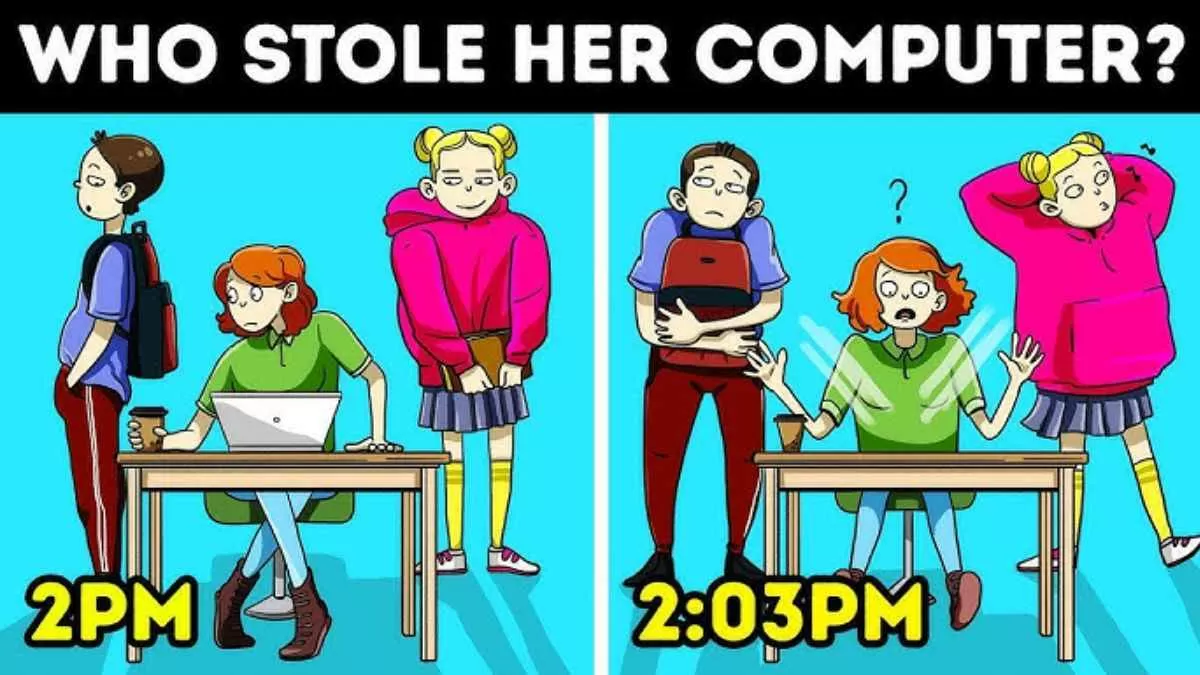 Spot Who Stole Her Computer.