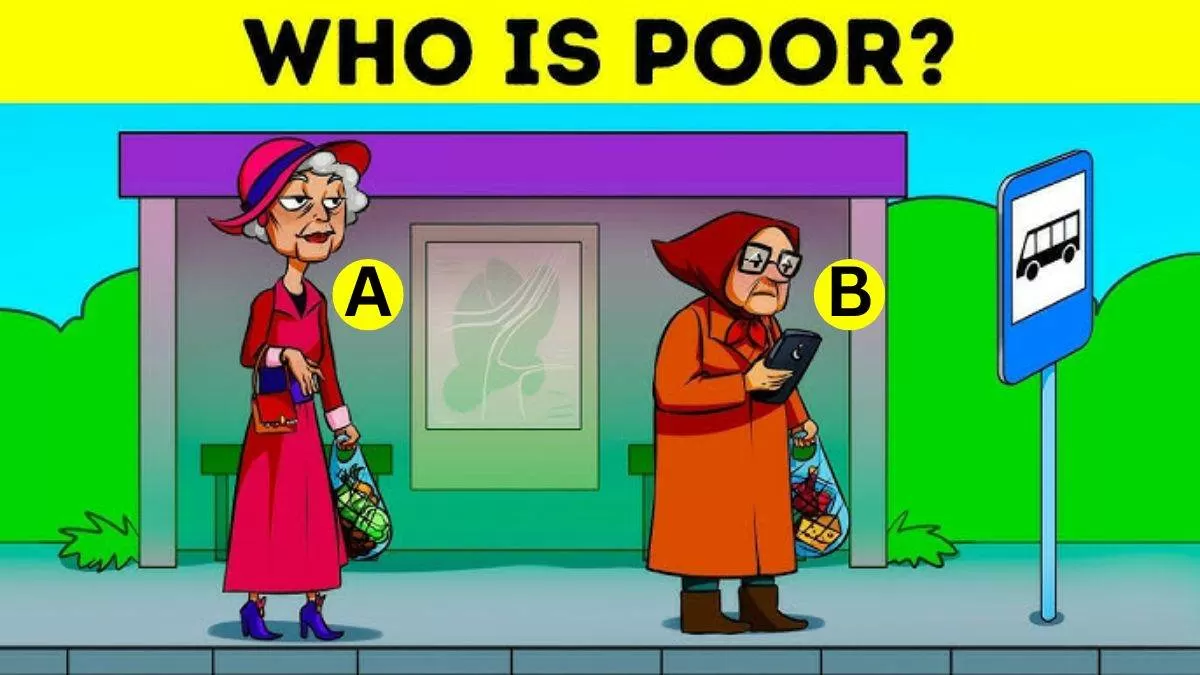 Spot Which Granny Is Poor.