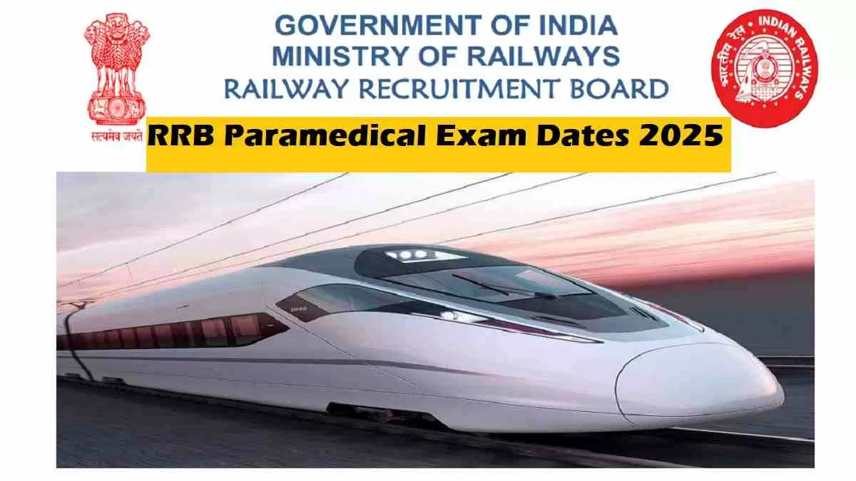 Get all details about RRB Paramedical Exam Dates & Admit Card