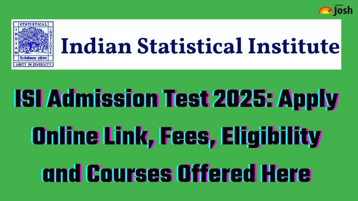 ISI Admission Test 2025