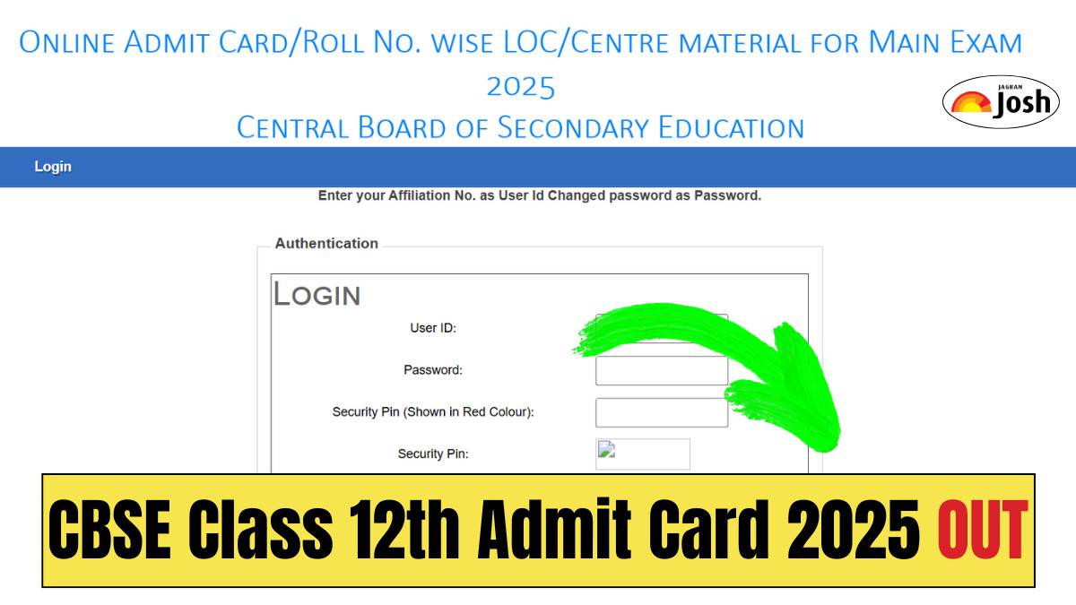 CBSE 12th Admit Card at cbseit.in Direct Link to Download Class 12