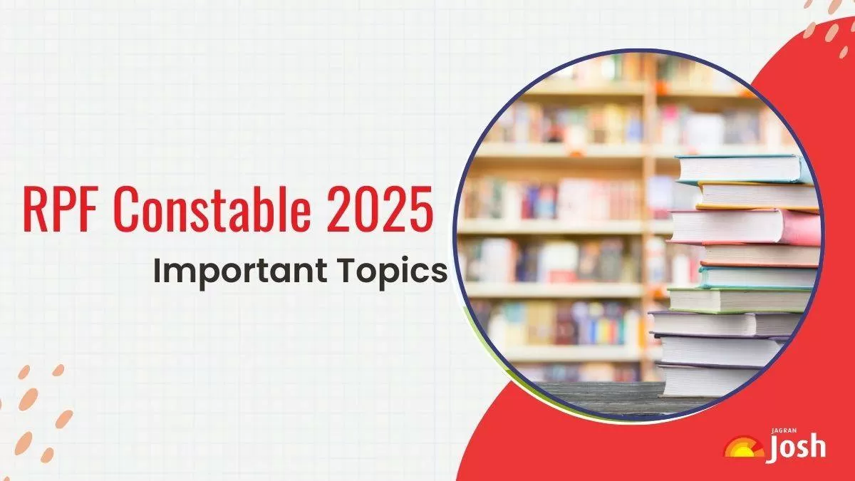 RPF Constable Important Topics 2025