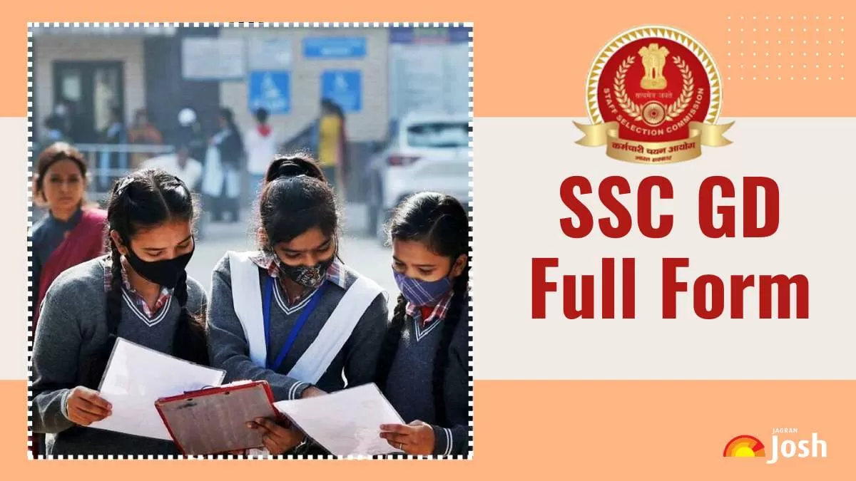 SSC GD Full Form with All Details