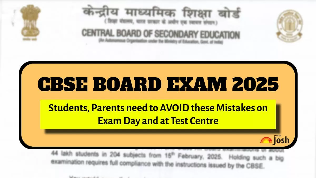 Check here the CBSE exam day guidelines to avoid during the exam day.