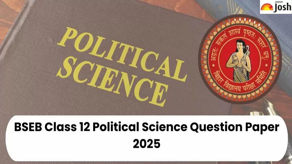 BSEB Class 12 Political Science Question Paper 2025