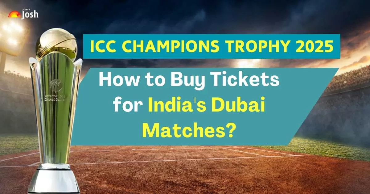 ICC Champions Trophy 2025 India's Dubai Match Tickets Online, Price