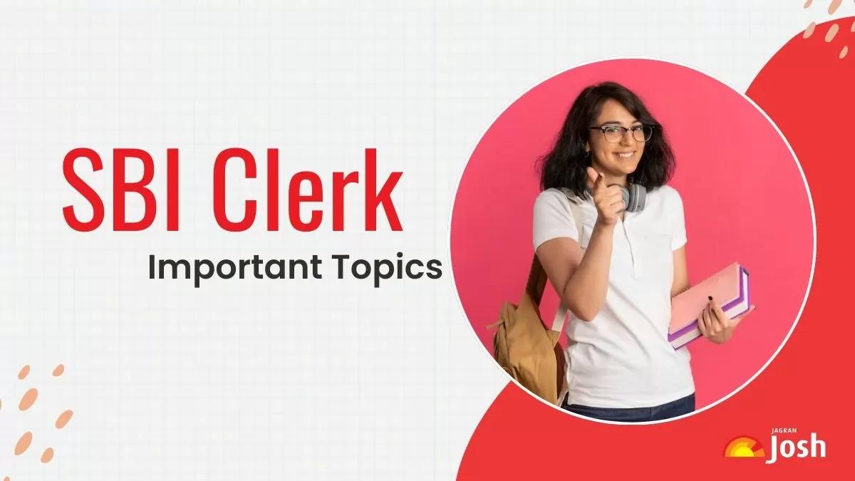 SBI Clerk Important Topics 2025