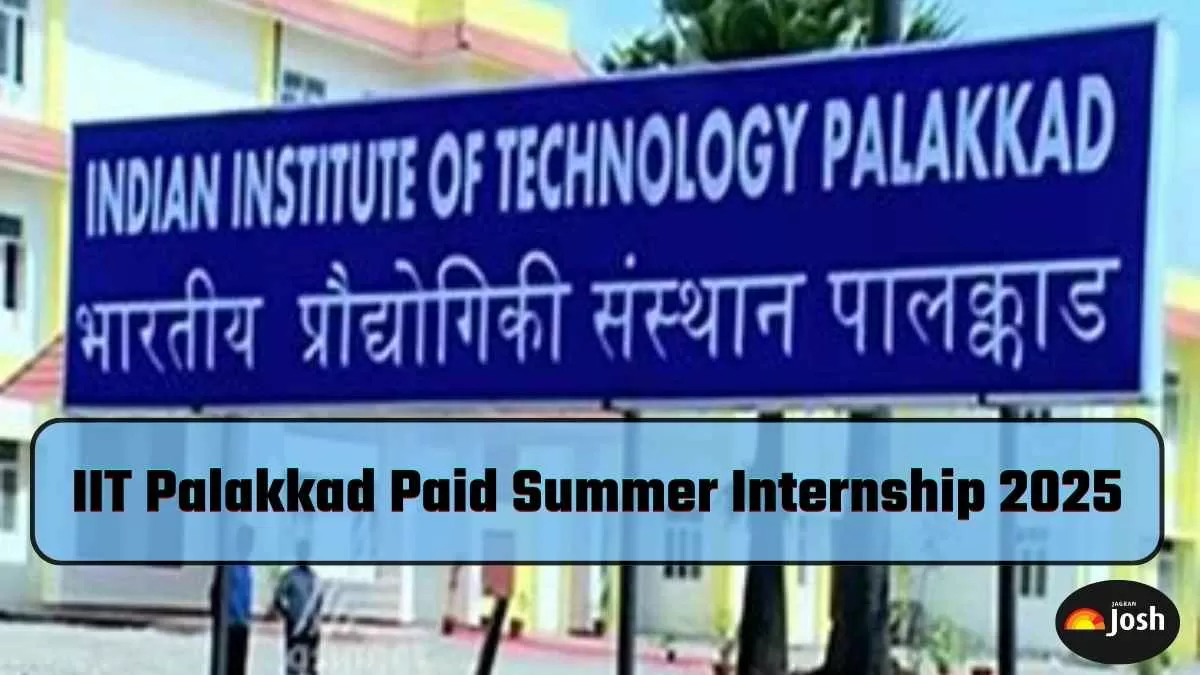 IIT Palakkad Paid Summer Internship 2025