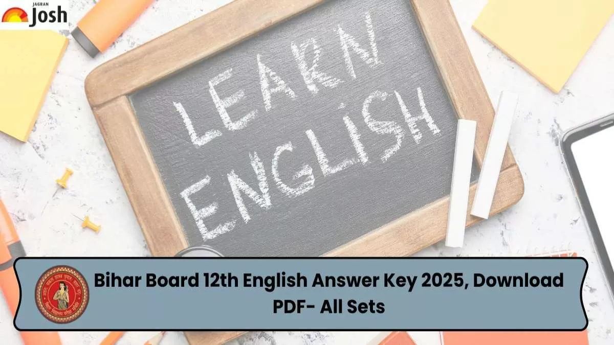 Bihar Board 12th English Answer Key 2025