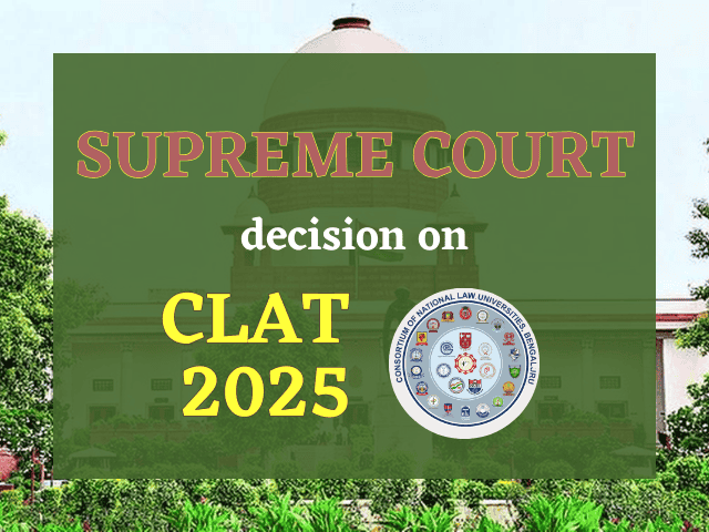 The Supreme Court has transferred petitions challenging the results of CLAT 2025 to Delhi High Court.