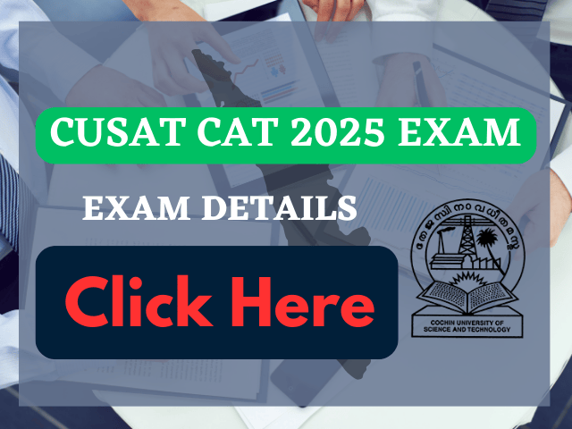 CUSAT CAT 2025 Registration Start, Direct Link to Apply Here