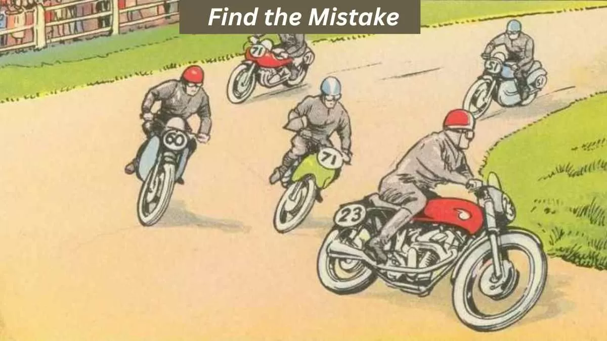 find the mistake in motor racing pictures