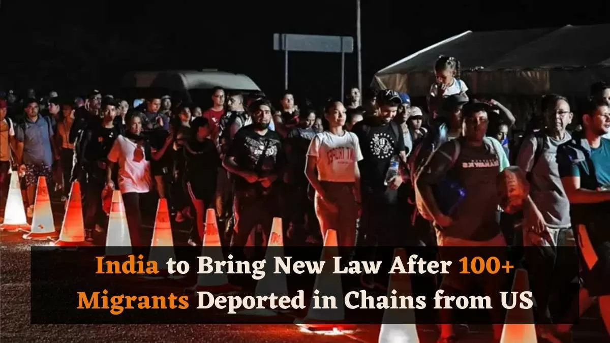 A total of 104 migrants from different Indian states were detained as part of a large-scale US operation targeting illegal immigration.