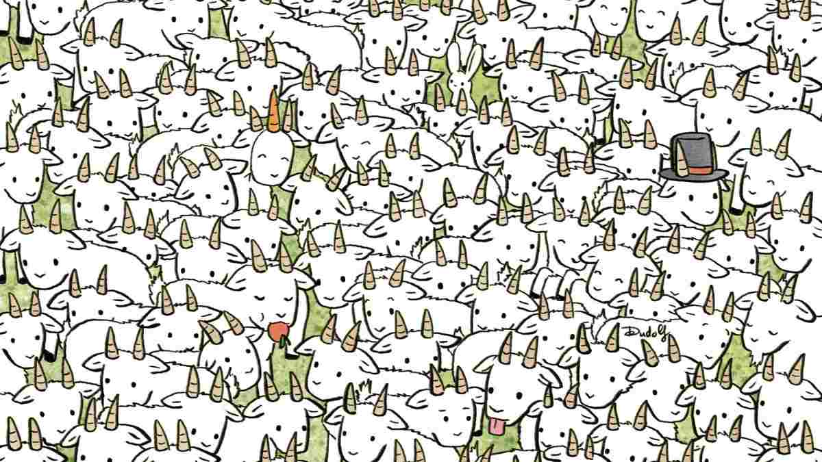 Picture Puzzle IQ Test: How Observant Are You? Spot The Sheep Hidden Goats In 5 Seconds! 