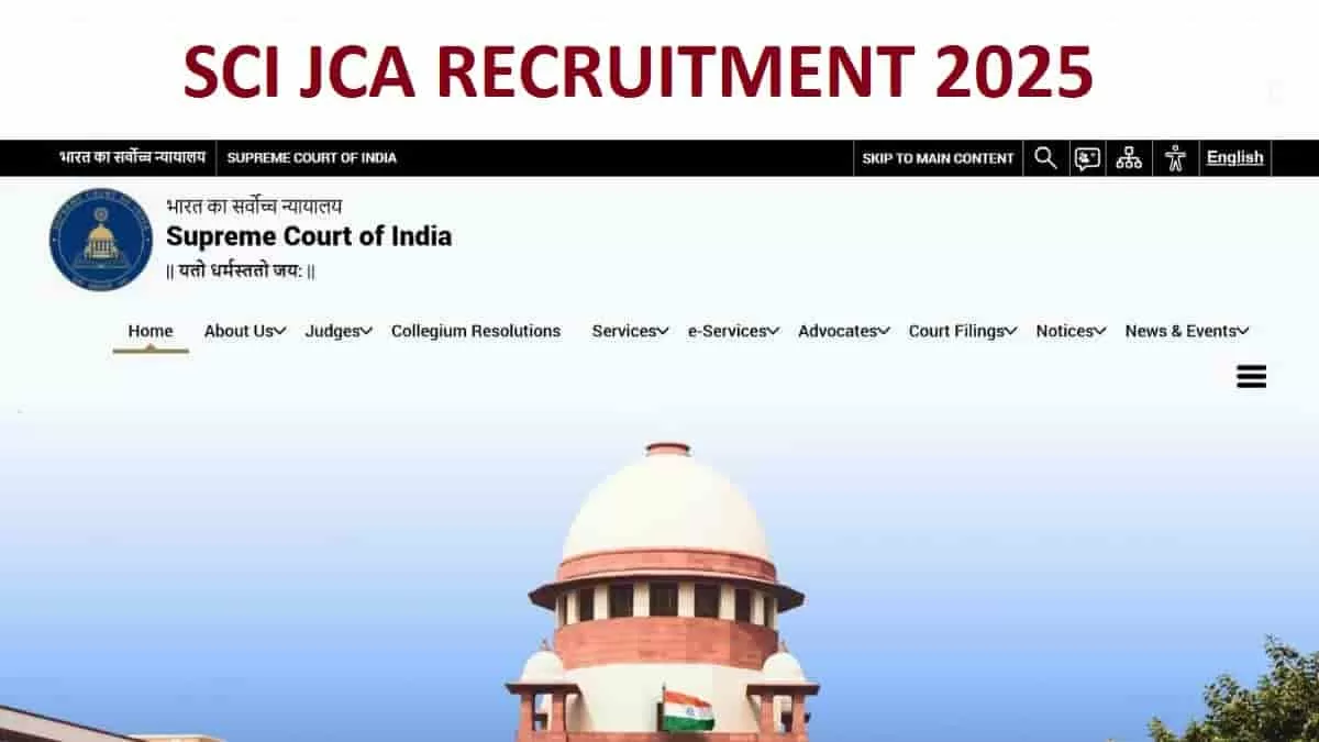 SCI Recruitment 2025 