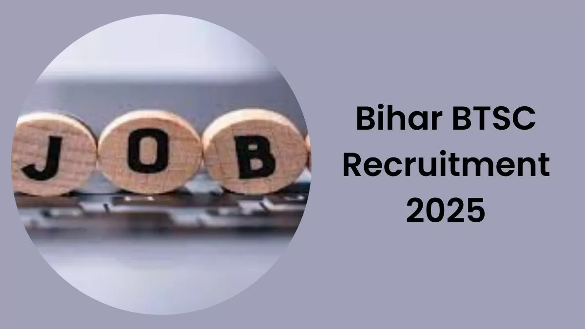 Bihar BTSC Recruitment 2025: बिहार में बीटीएससी कीट कलेक्टर के पदों पर निकली भर्तियाँ, यहाँ चेक करें डिटेल्स