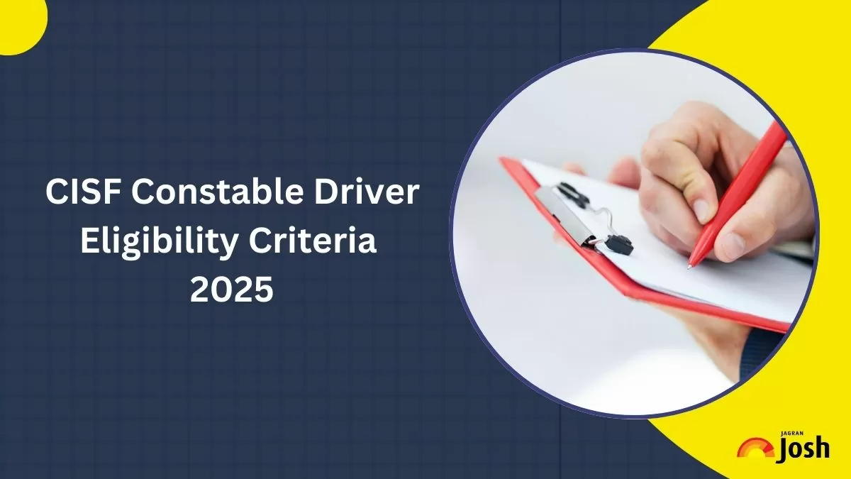 CISF Constable Eligibility Criteria 2025
