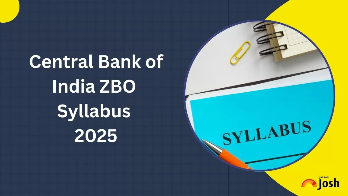 Cetral Bank of India ZBO Syllabus 2025