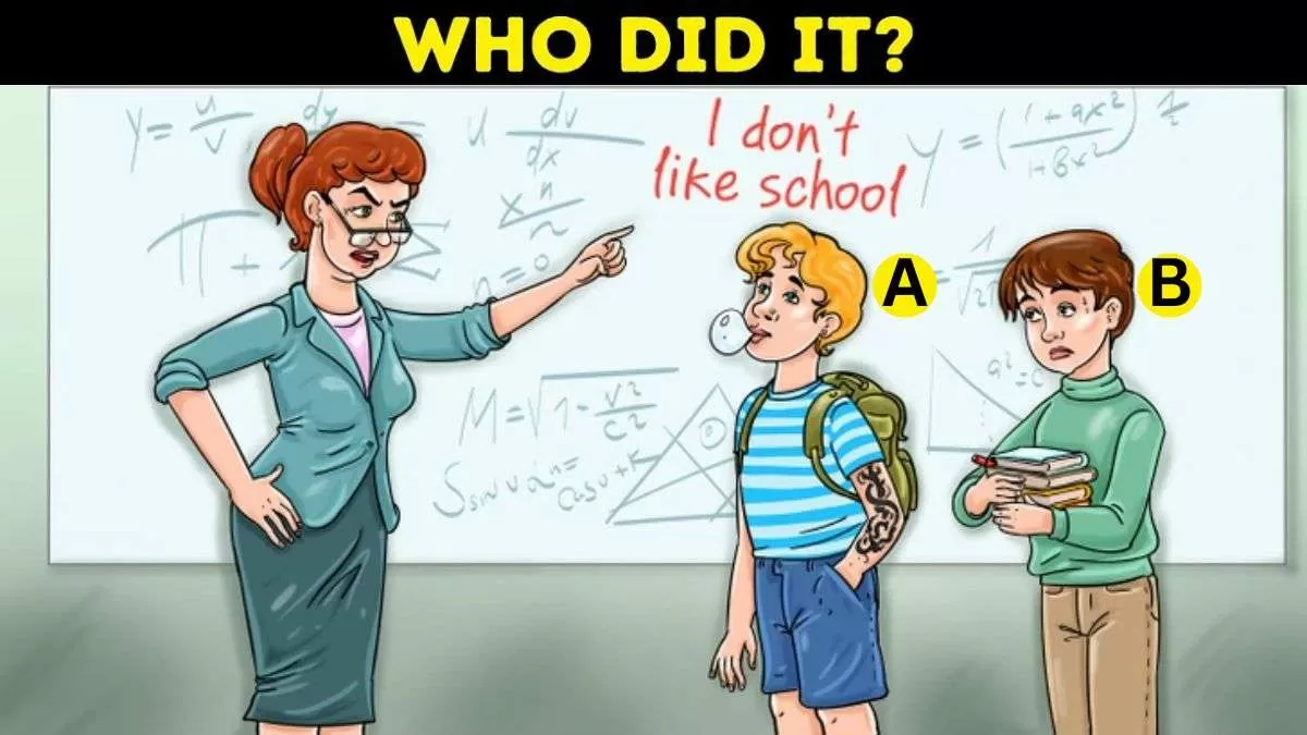 Spot Who Wrote On The Whiteboard?