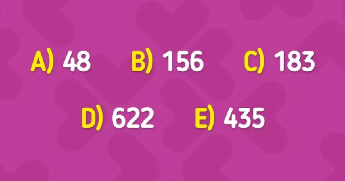 Spot the Odd Number in Just 9 Seconds!