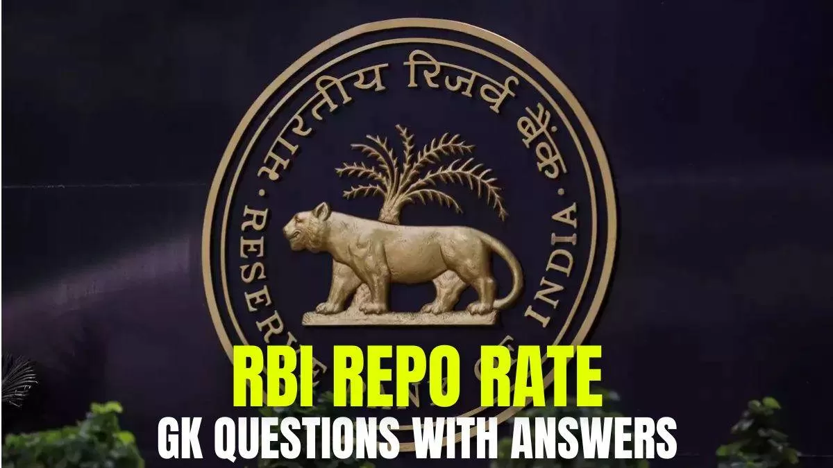 GK Questions With Answers On Repo Rate