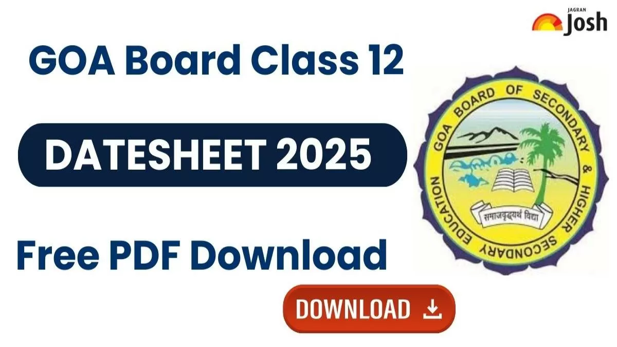 Goa Board Date Sheet 2025