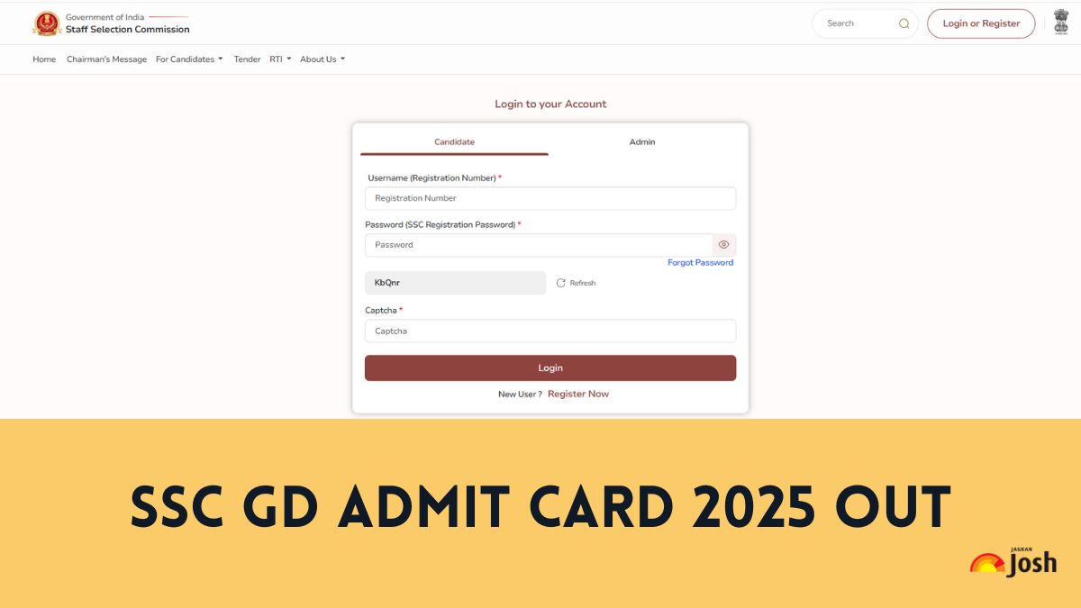 SSC GD Exam Admit Card 2025 OUT: 13, 12, 11 और 10 फरवरी की परीक्षा के लिए कांस्टेबल एडमिट कार्ड जारी, यहां से करें डाउनलोड