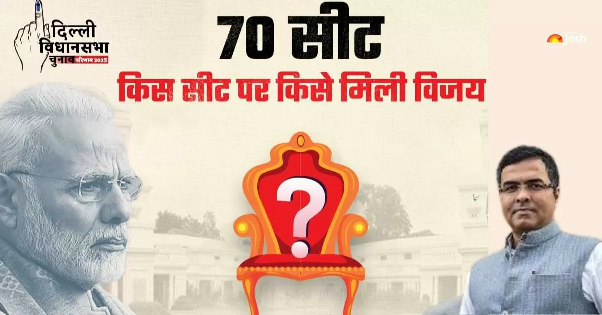 Delhi Chunav Results 2025: यहां देखें हर विधानसभा सीट का हाल और जानें किस उम्मीदवार ने जीत दर्ज की.