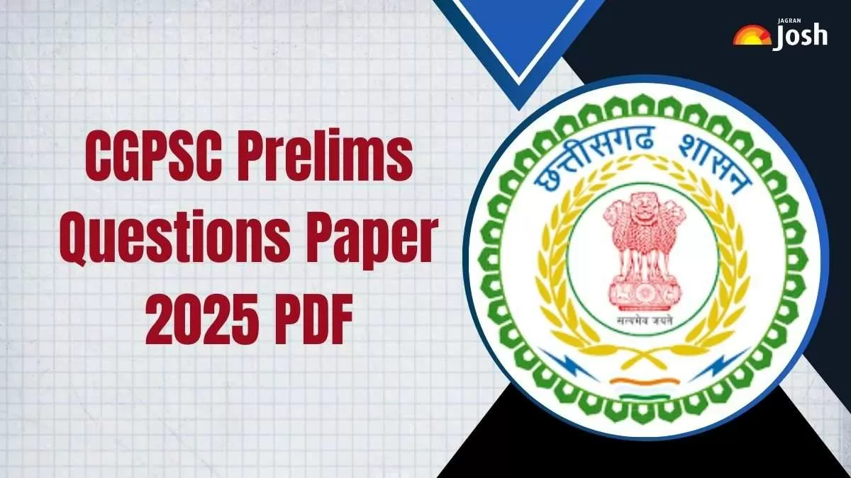 CGPSC Prelims Question Paper 2025