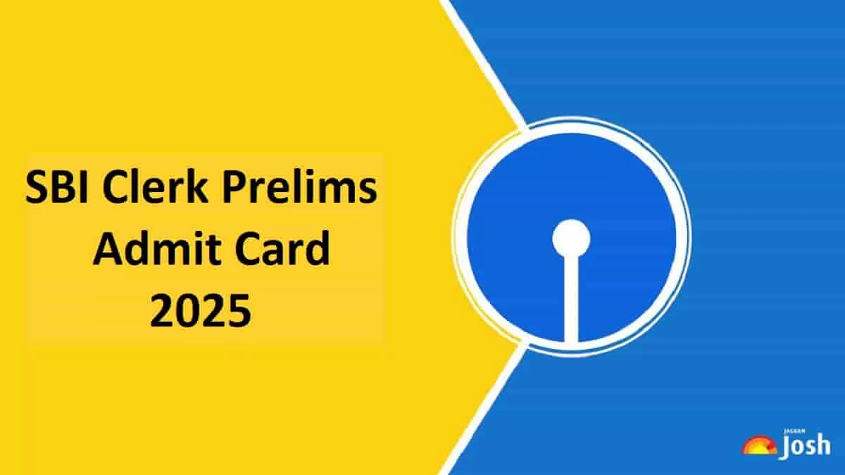 SBI Clerk Prelims Admit Card 2025 Download Link