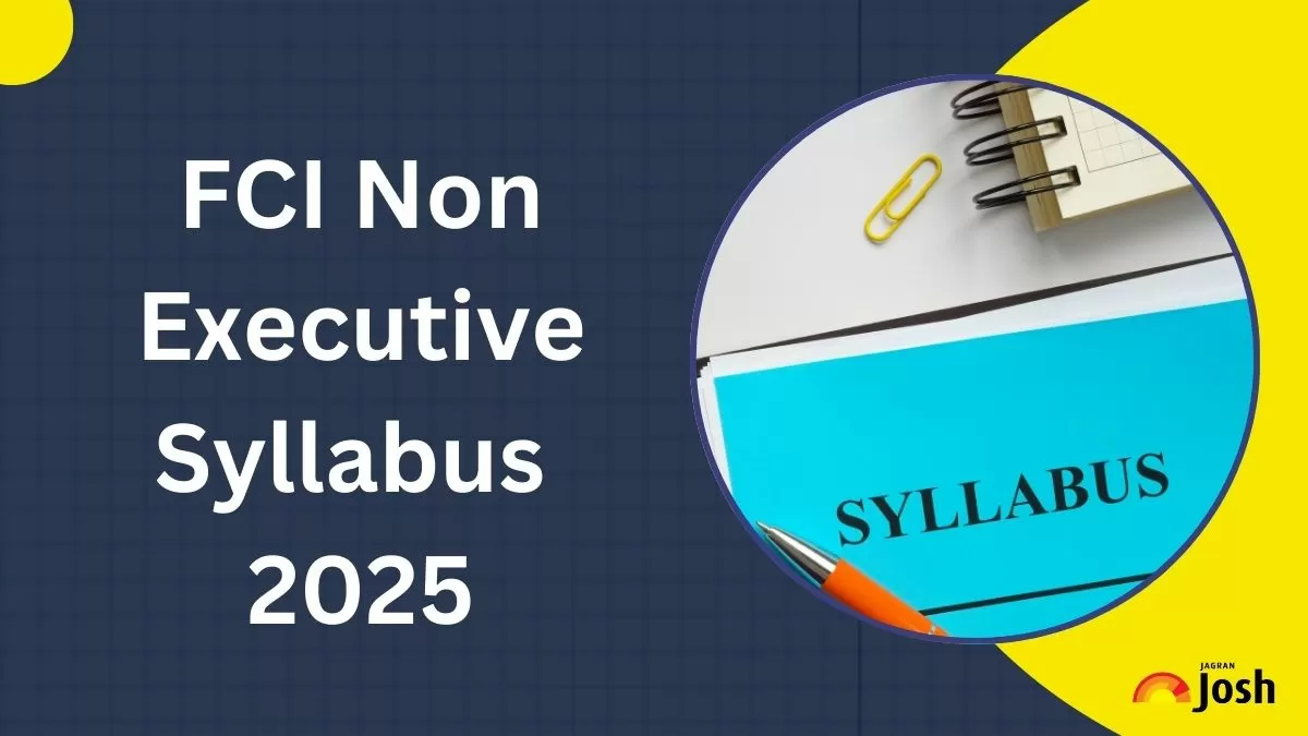 FCI Non Executive Syllabus 2025