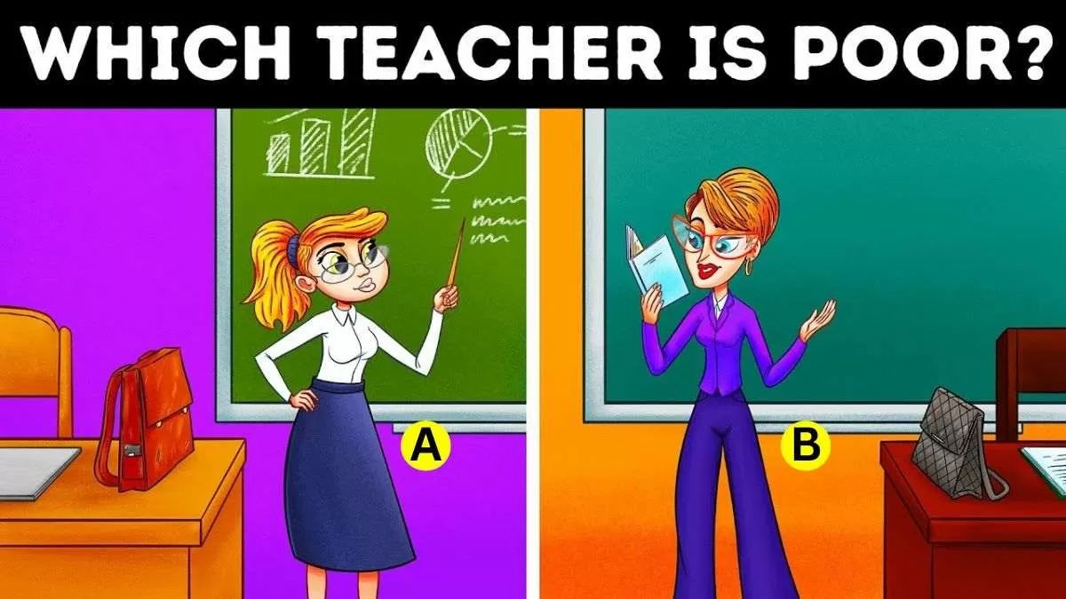 IQ Test: Spot The Poor Teacher.