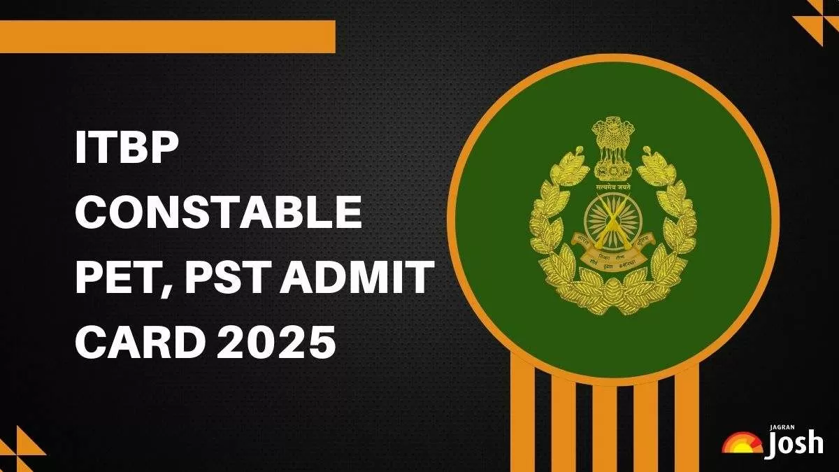 आईटीबीपी कांस्टेबल पीईटी पीएसटी एडमिट कार्ड 2025 जारी हुआ।