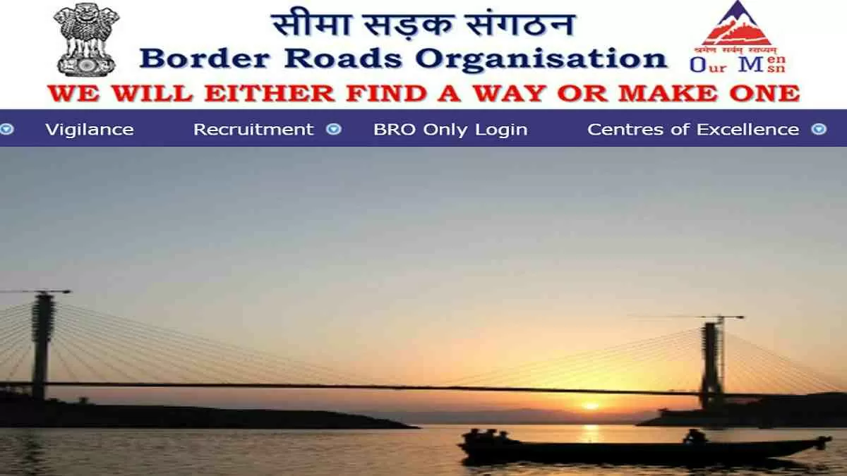 Get all details for BRO Recruitment 2025 here apply online