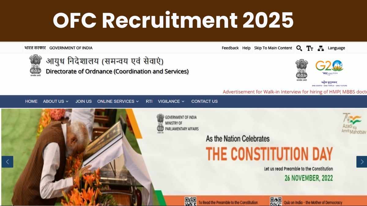 OFC Recruitment 2025: ओएफसी में निकलीं विभिन्न पदों पर भर्तियाँ, जानें कैसे करें आवेदन